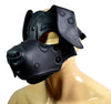 Full Leather Dalmatian Pup Hood - MRI Leathers