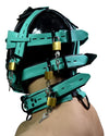 Leather Gear Face Hood Fetish Bondage Muzzle Gag Mouth Plug O Ring/Dildo Gag locking buckles - MRI Leathers