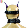 Leather Puppy Hood Mask,Human puppy Hood Cosplay Dog Full Face Pup Hood Mask - MRI Leathers