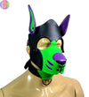 Leather Puppy Hood Mask,Human puppy Hood Cosplay Dog Full Face Pup Hood Mask - MRI Leathers