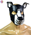 Leather Puppy Hood Mask,Human puppy Hood Cosplay Dog Full Face Pup Hood Mask - MRI Leathers