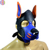 Leather Puppy Hood Mask,Human puppy Hood Cosplay Dog Full Face Pup Hood Mask - MRI Leathers