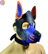 Leather Puppy Hood Mask,Human puppy Hood Cosplay Dog Full Face Pup Hood Mask - MRI Leathers