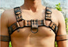 Men Harness Leather Harness Adjustable Buckle Body Chest Harness Costume - MRI Leathers