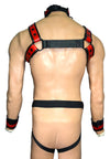 American hero harness men Leather Harness Body Chest Bulldog harness adjustable chest - MRI Leathers