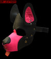 Leather Dog Mask Leather Dog Mask Dog Hood Pet Play Hood Puppy Mask - MRI Leathers