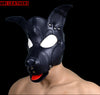 Leather Dog Mask Leather Dog Mask Dog Hood Pet Play Hood Puppy Mask - MRI Leathers