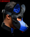 Leather Dog Mask Leather Dog Mask Dog Hood Pet Play Hood Puppy Mask - MRI Leathers