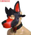 Leather Dog Mask Leather Dog Mask Dog Hood Pet Play Hood Puppy Mask - MRI Leathers