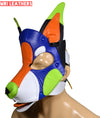 Leather Dog Mask Leather Dog Mask Dog Hood Pet Play Hood Puppy Mask - MRI Leathers