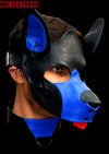 Leather Dog Mask Leather Dog Mask Dog Hood Pet Play Hood Puppy Mask - MRI Leathers