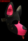 Leather Dog Mask Leather Dog Mask Dog Hood Pet Play Hood Puppy Mask - MRI Leathers