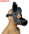 Leather Dog Mask Leather Dog Mask Dog Hood Pet Play Hood Puppy Mask - MRI Leathers