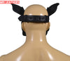 Leather Dog Mask Leather Dog Mask Dog Hood Pet Play Hood Puppy Mask Red - MRI Leathers