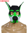 Leather Dog Mask Leather Pup Mask Dog Hood Pet Play Hood - MRI Leathers