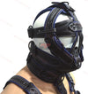 Leather Gear Face Hood Fetish Slave Extreme Bondage Muzzle Gag - MRI Leathers