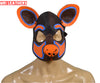 Leather Hyena Mask Leather Dog Mask Dog Hood Pet Play Hood Puppy Mask - MRI Leathers