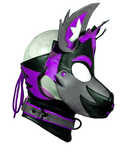 Leather Puppy Hood Puppy mask - MRI Leathers