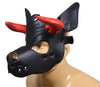 Leather Puppy Hood Puppy mask with Horns - MRI Leathers