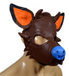 Leather Puppy Hood Puppy mask with Horns - MRI Leathers