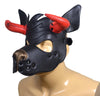 Leather Puppy Hood Puppy mask with Horns - MRI Leathers