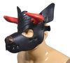 Leather Puppy Hood Puppy mask with Horns - MRI Leathers