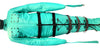 Leather Sleep Sack,Restraint,Bondage,Leather SleepSack,turquoise colour - MRI Leathers