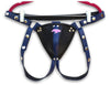 Men Blue Leather Jock Strap, Men's Posing Pouch,Thong,G-String,Fetish,Gay,Sexy,Leather Underwear - MRI Leathers