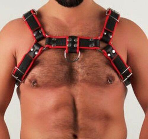 Men Leather Chest Strap Body Harness Clubwear Costume Fancy