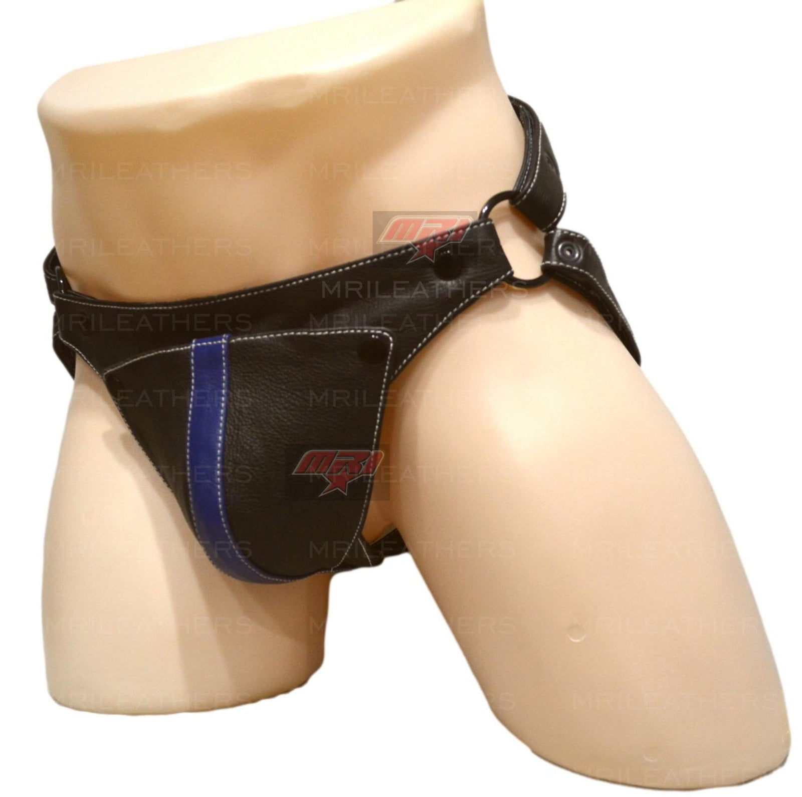 Comfortable Durable Men's Pu Leather Jockstrap Underwear - Temu