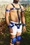 Men Leather Restrain Chest Harness Strap Belts Clubwear Costume Fancy. - MRI Leathers