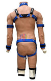 Men Leather Restrain Chest Harness Strap Belts Clubwear Costume Fancy - MRI Leathers