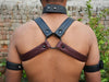 Men Leather Restrain Chest Harness Strap Belts Clubwear Costume Fancy. - MRI Leathers