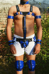 Men's Male Soft Leather Body Chest Bodysuit Harness Belt Night Clubwear Costume - MRI Leathers