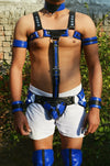 Men's Male Soft Leather Body Chest Bodysuit Harness Belt Night Clubwear Costume - MRI Leathers