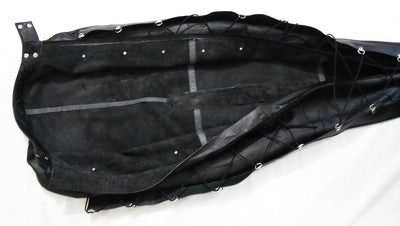 Mummy Gimp Bag Straight Jacket Leather Sleep Sack Restraint Straps Bondage - MRI Leathers