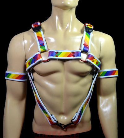 Neoprene Harness Bulldog Neoprene pride - MRI Leathers