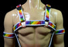 Neoprene Harness Bulldog Neoprene pride - MRI Leathers