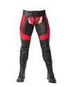 REAL LEATHER CHAPS leder fetish gay jeans pants GAY CHAPS/BIKER TROUES - MRI Leathers