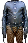 REAL LEATHER STRAITJACKET LEATHER LINING STRAITJACKET HEAVY DUTY JACKET - MRI Leathers